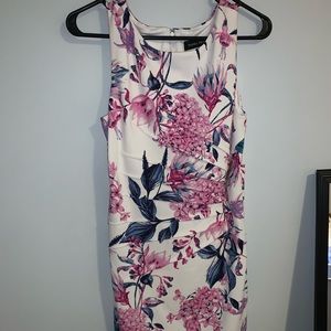 Ivanka Trump Ruched Starburst Dress